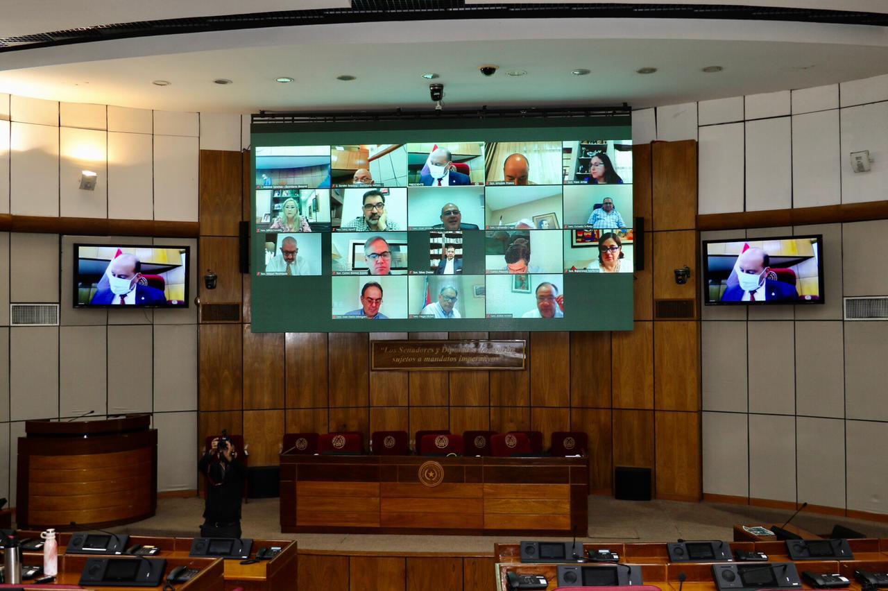 Cámara de Senadores. Foto: Gentileza