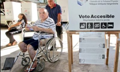 Voto Accesible. Foto: Gentileza