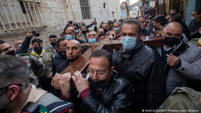 Via Crucis en Jerusalén. Foto: DW.