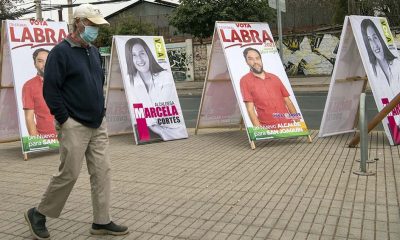 Campaña electoral en Chile. Foto: Télam.