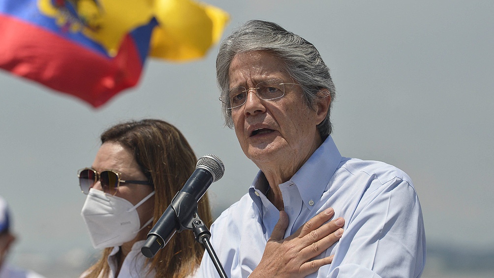 Guillermo Lasso, presidente de Ecuador. Foto: Télam