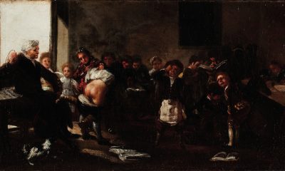 Goya, "La letra con sangre entra", 1875 (imagen ilustrativa)