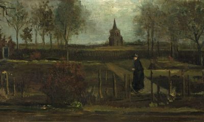 Vincent van Gogh, "The Parsonage Garden at Nuenen in Spring", 1884