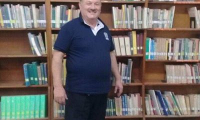 "Don Julio", el bibliotecario de Filo UNA. Foto: Gentileza.