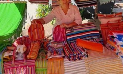 Herminia Maciel, pudo agrandar su local de ventas en la ciudad de San Miguel departamento de Misiones. Foto: Gentileza