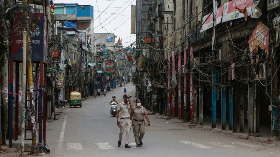 Las calles de Nueva Delhi. Foto: Getty. Archivo.