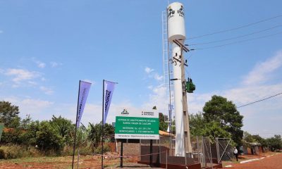 Sistema de abastecimiento de aguas en Caacupé financiada por la Itaipu.