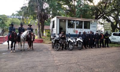 Habilitan una "comisaría móvil" en el Jardín Botánico y Zoológico de Asunción. Foto: Radio Ñandutí