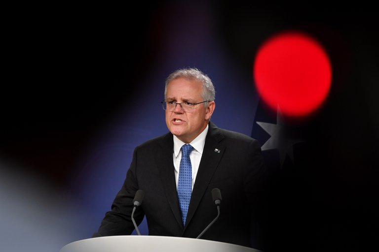 El primer ministro australiano, Scott Morrison. Foto: Internet.