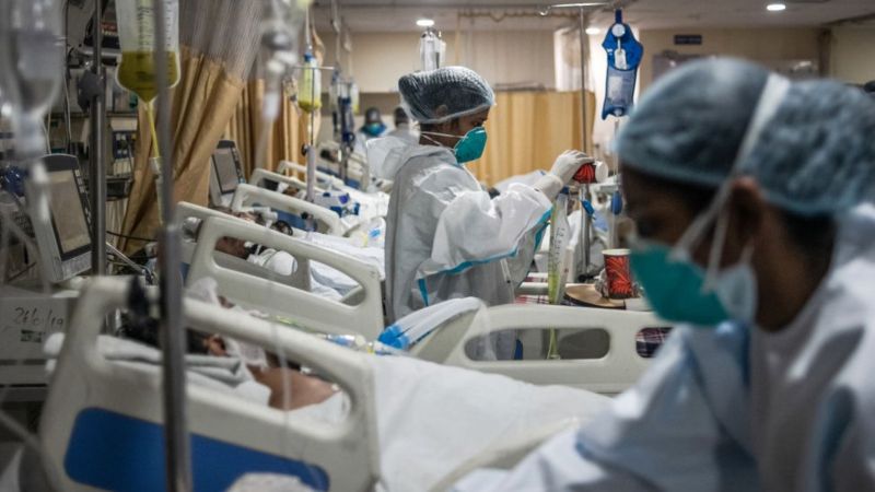 Los hospitales en India. Foto: Getty.