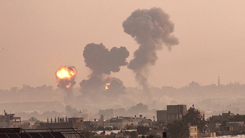 Bombardeos en Israel. Foto: Télam.