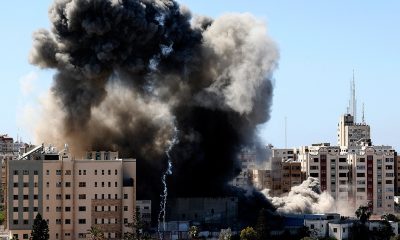 Bombardeos de Israel en Gaza. Foto: Télam.