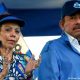 Daniel Ortega, presidente de Nicaragua, junto a su esposa y vicepresidenta, Rosario Murillo. Foto: DW