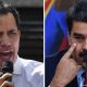 Juan Guaidó, el líder opositor y el dictador Nicolás Maduro. Foto: DW.