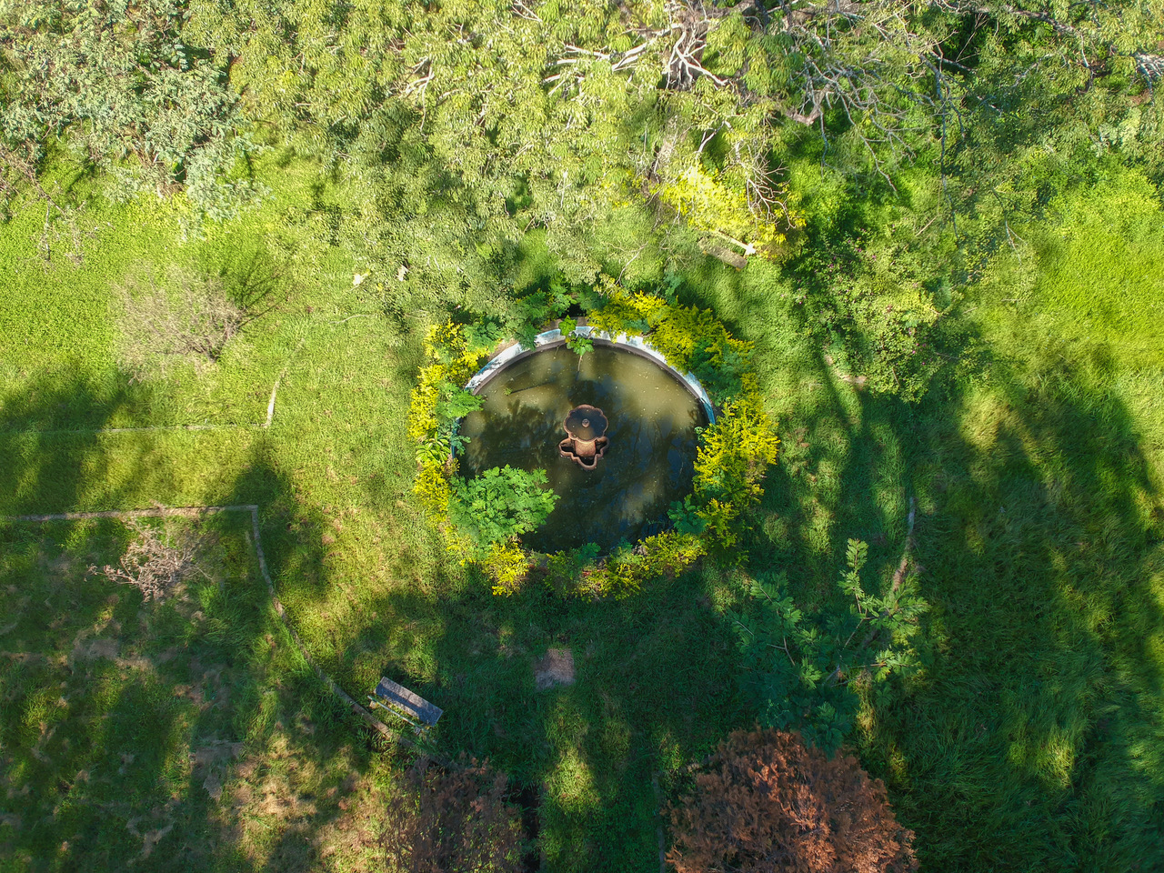 Jardín Kamba’i, vista aérea, 2021 © Gabriel Presentado