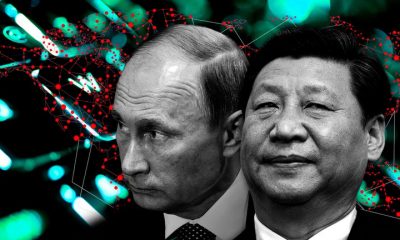 El presidente ruso Vladimir Putin y el mandatario chino Xi Jinping. Infobae