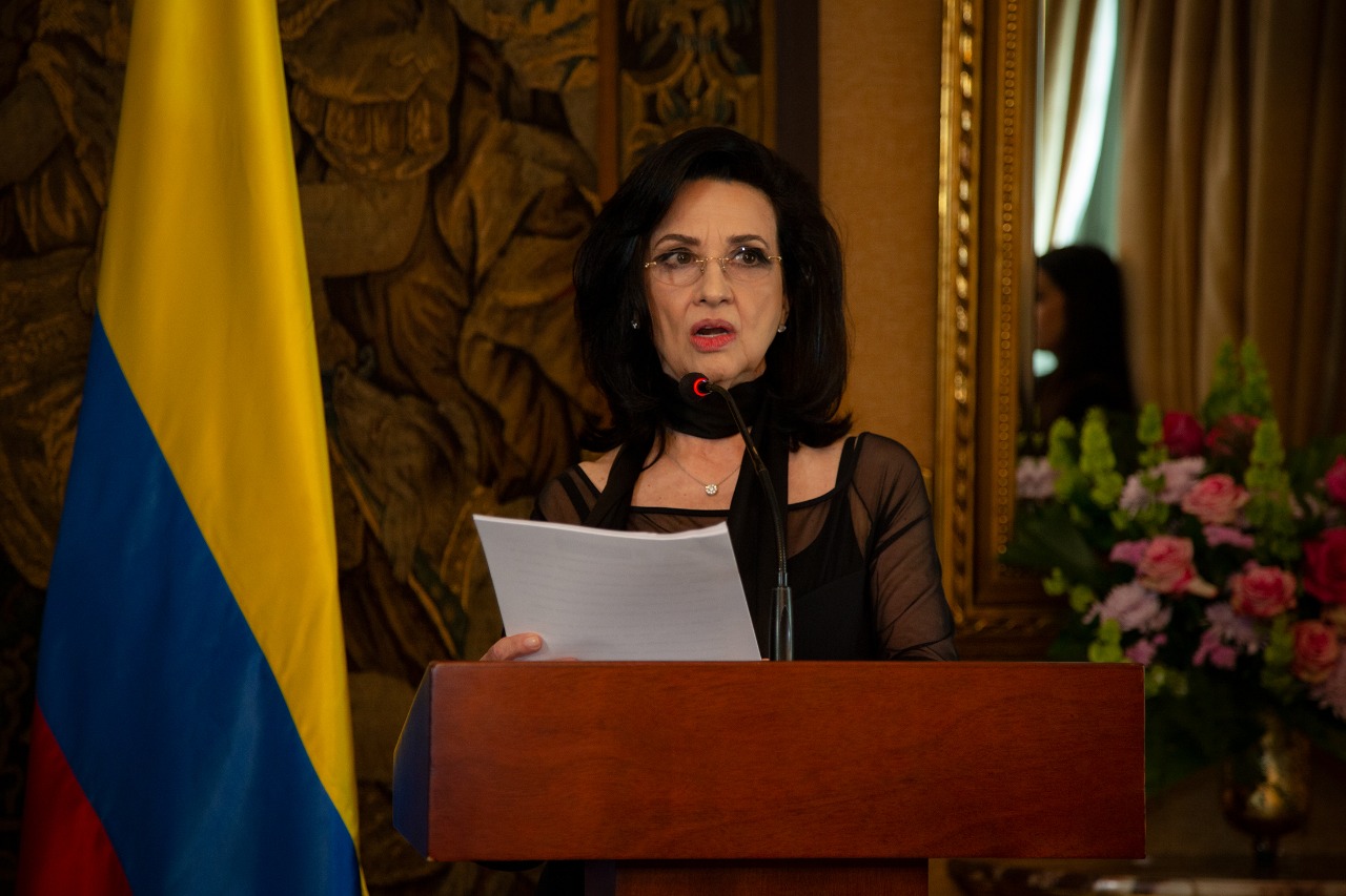 Claudia Blum, Canciller de Colombia. Foto: Embajada de Colombia en Paraguay.