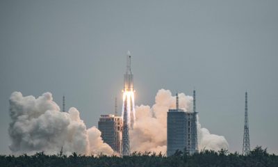 De acuerdo con la última predicción realizada por The Aerospace Corporation, la reentrada del cuerpo del cohete sería el domingo a las 3:46 (GMT). Foto: Infobae.