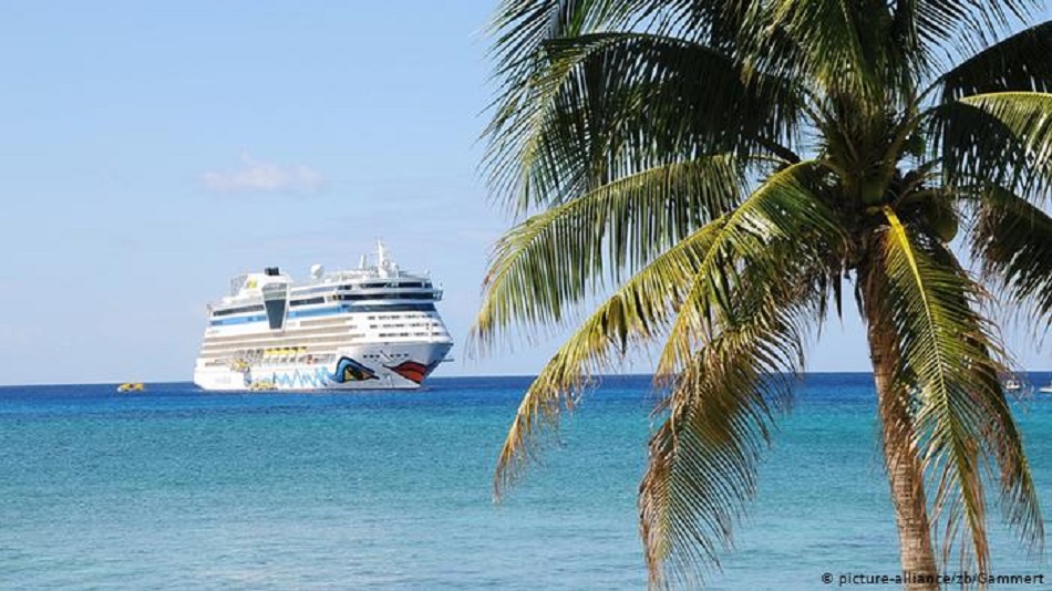 Crucero llegando a una playa del Caribe. Foto: Archivo