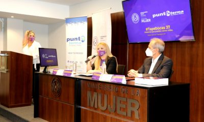 El lanzamiento de la campaña se realizó en las oficinas del Ministerio de la Mujer. Foto: Gentileza.