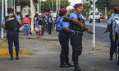 Las calles de Nicaragua están llenas de policías. Foto: Télam.