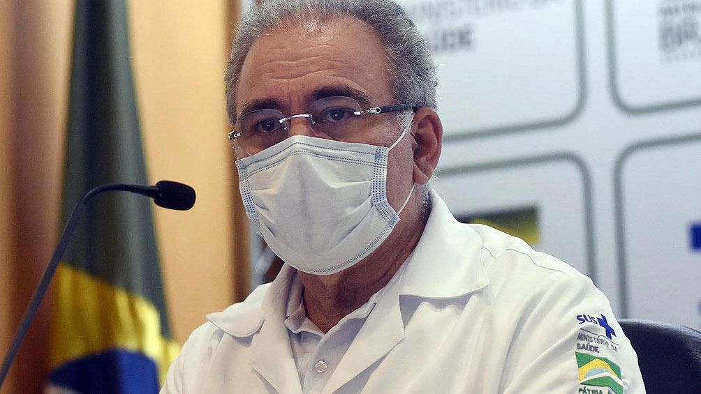 Marcelo Queiroga, ministro de salud de Brasil. Foto: Télam.