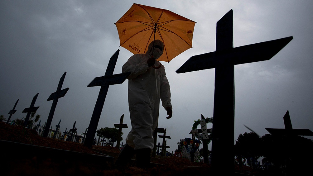 Brasil es uno de los países más afectados por la pandemia. Foto: Télam.