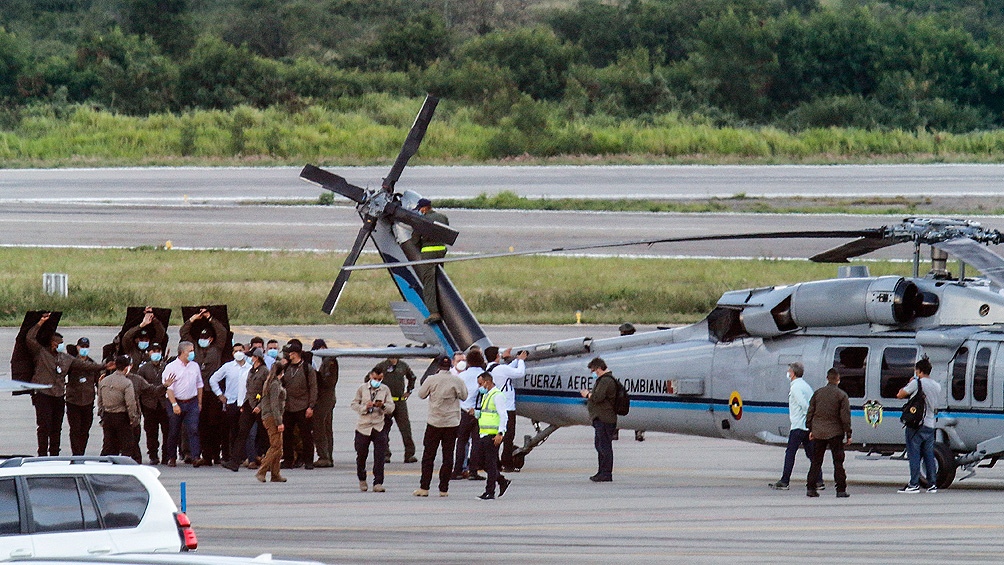 El presidente de Colombia fue víctima de un atentado. Foto: Télam.