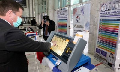 Máquinas de votación. Foto: Gentileza