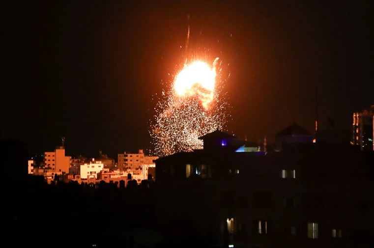 Israel volvió a atacar posiciones de Hamas en la Franja de Gaza. Foto: Agencias.