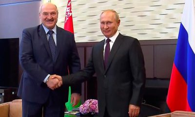 Lukashenko y Putin en Sochi, Rusia. Foto: elperiodico.com