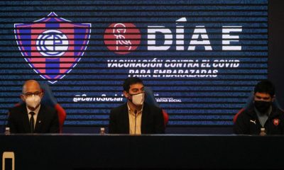 Conferencia de prensa en el Club Cerro Porteño. Foto: Gentileza.