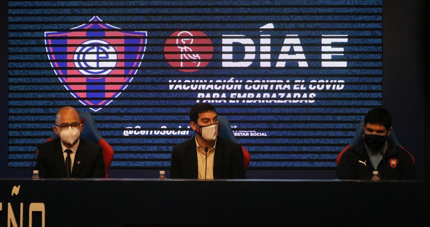 Conferencia de prensa en el Club Cerro Porteño. Foto: Gentileza.