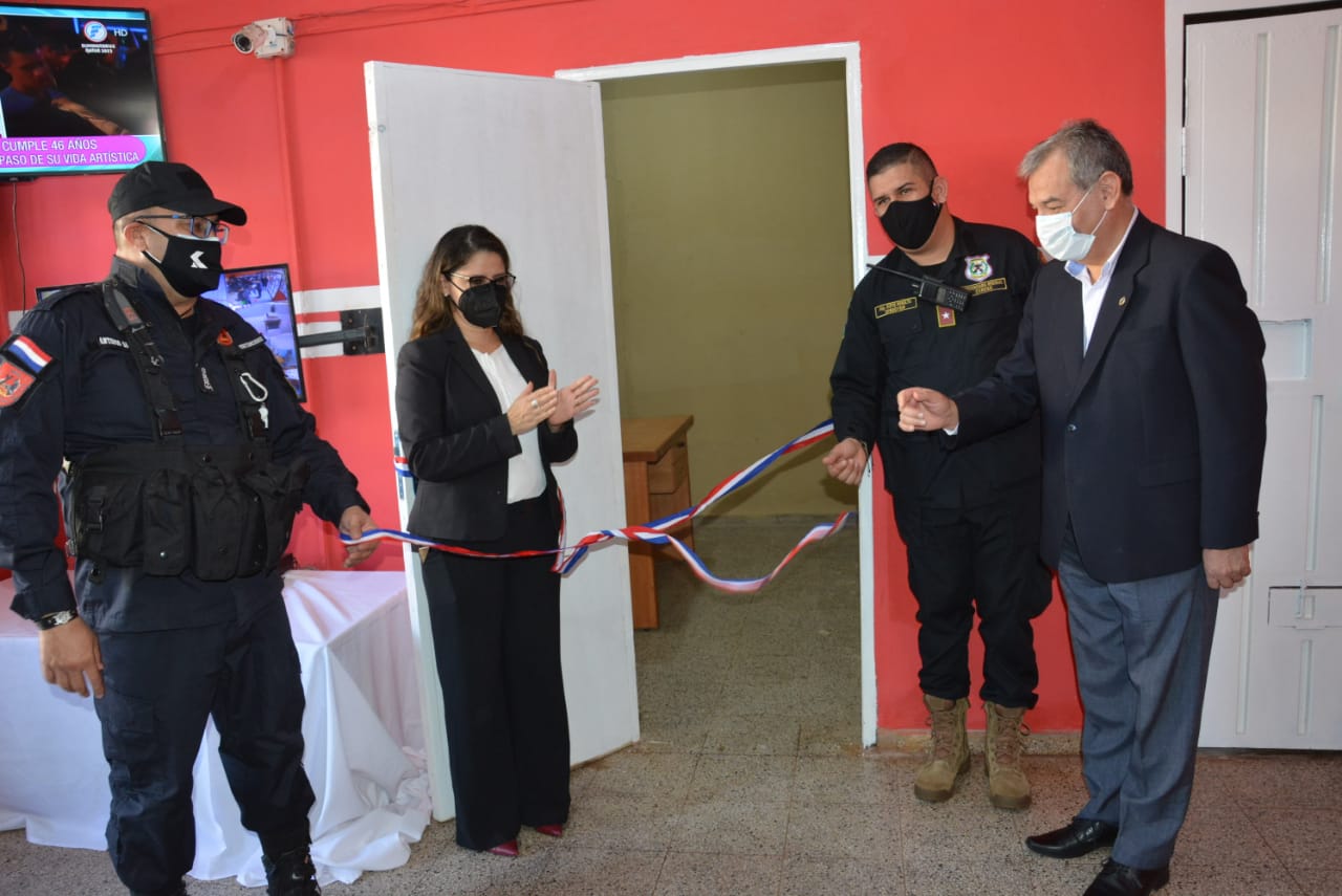 Inauguración de mejoras en el centro de rehabilitación Cereso, de Encarnación. Foto: Gentileza.