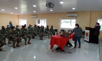 Militares de la División de Infantería participaron del curso. Foto: Gentileza.