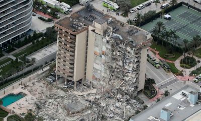 Edificio derrumbado en Miami.