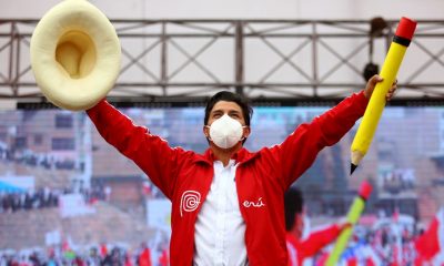 Pedro Castillo, es el nuevo presidente de Perú. Foto: milenio.com