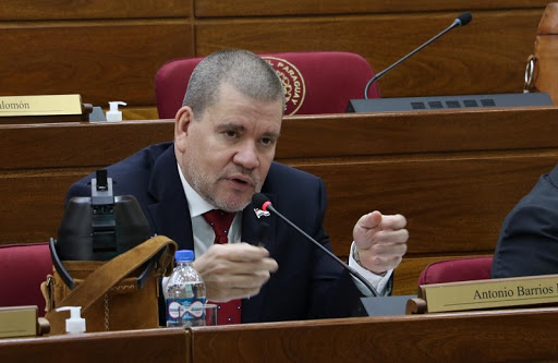 Antonio Barrios. Foto: Cámara de Senadores.