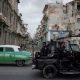 Un sector de La Habana vieja militarizado. Foto: Getty.