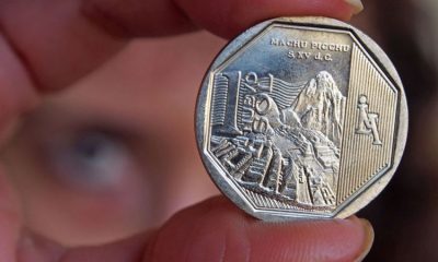 Moneda de sol peruano. Foto: Getty.