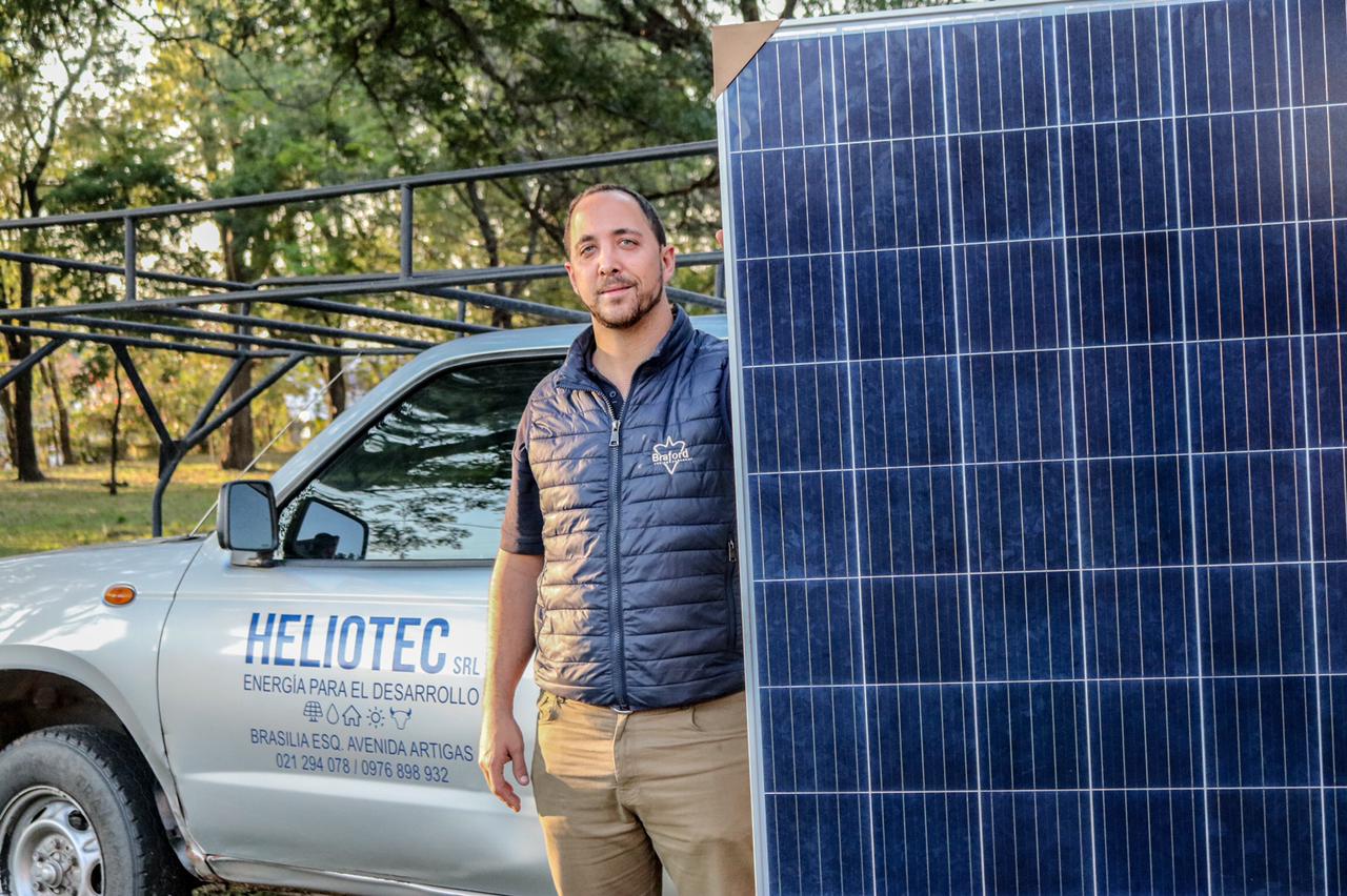 Pablo Zuccolillo fundador de Heliotec. Foto: Gentileza.