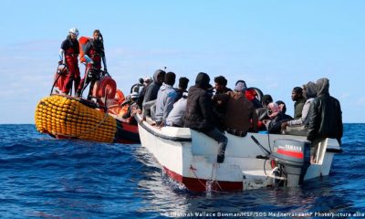 Rescate de migrantes a la deriva en el Mediterráneo por voluntarios del Ocean Viking Foto: Picture Aliance.