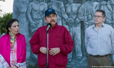 Daniel Ortega, presidente de Nicaragua, junto a Rosario Murillo, la primera dama. Foto: Agencias