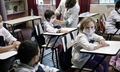 En Uruguay los estidiantes vuelven todos a las aulas desde el 2 de agosto. Foto: Télam.