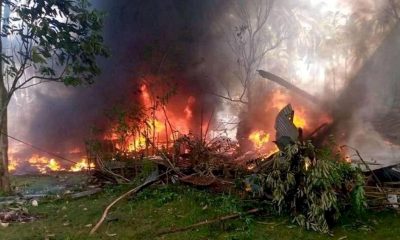 Noventa y dos personas, en su mayoría personal militar, se encontraban a bordo del avión de transporte. Foto: Télam.