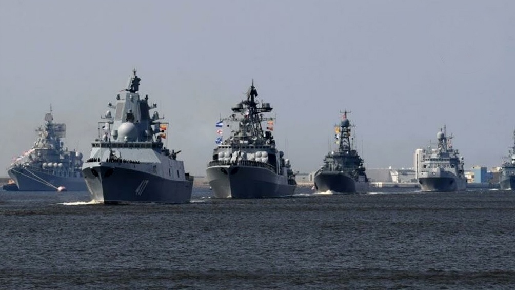 Rusia demostró su poder militar.Foto: Télam.