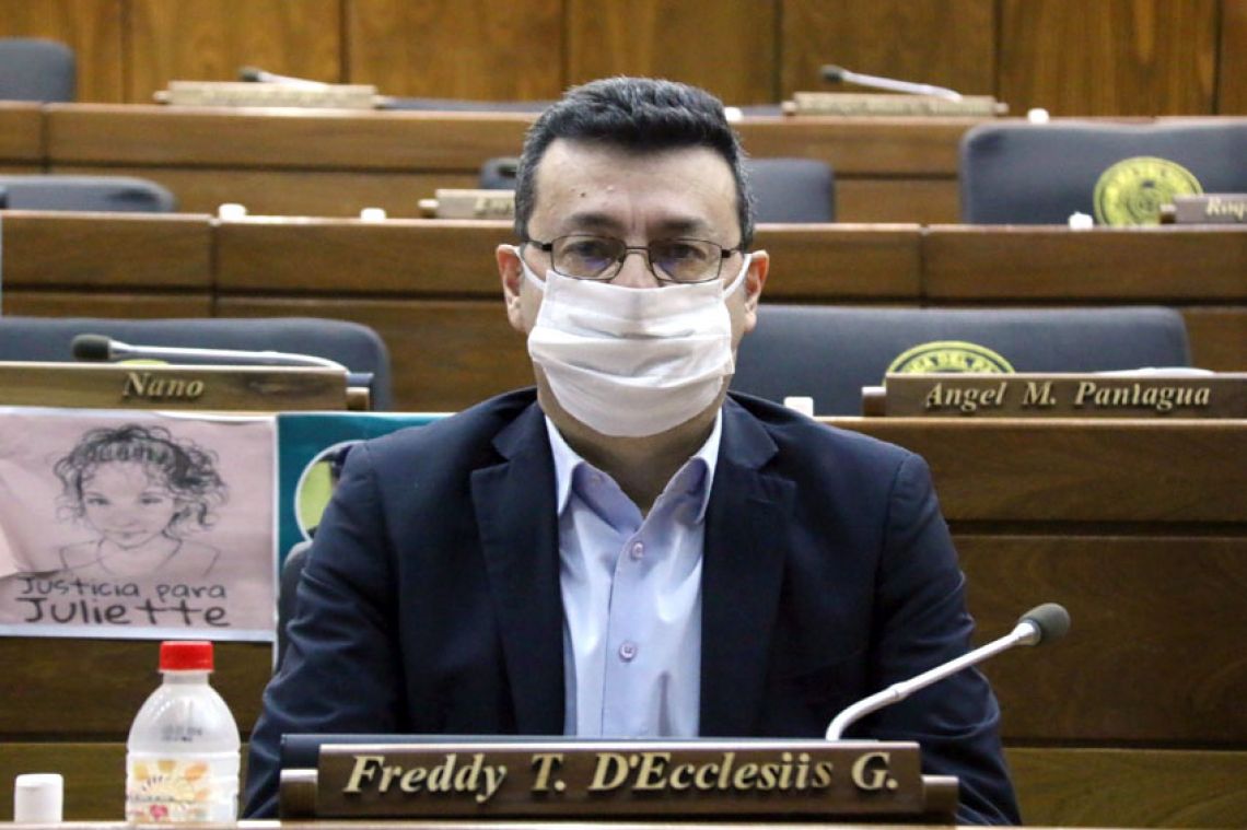 Diputados Freddy D'Ecclesiis. Foto: @Diputados