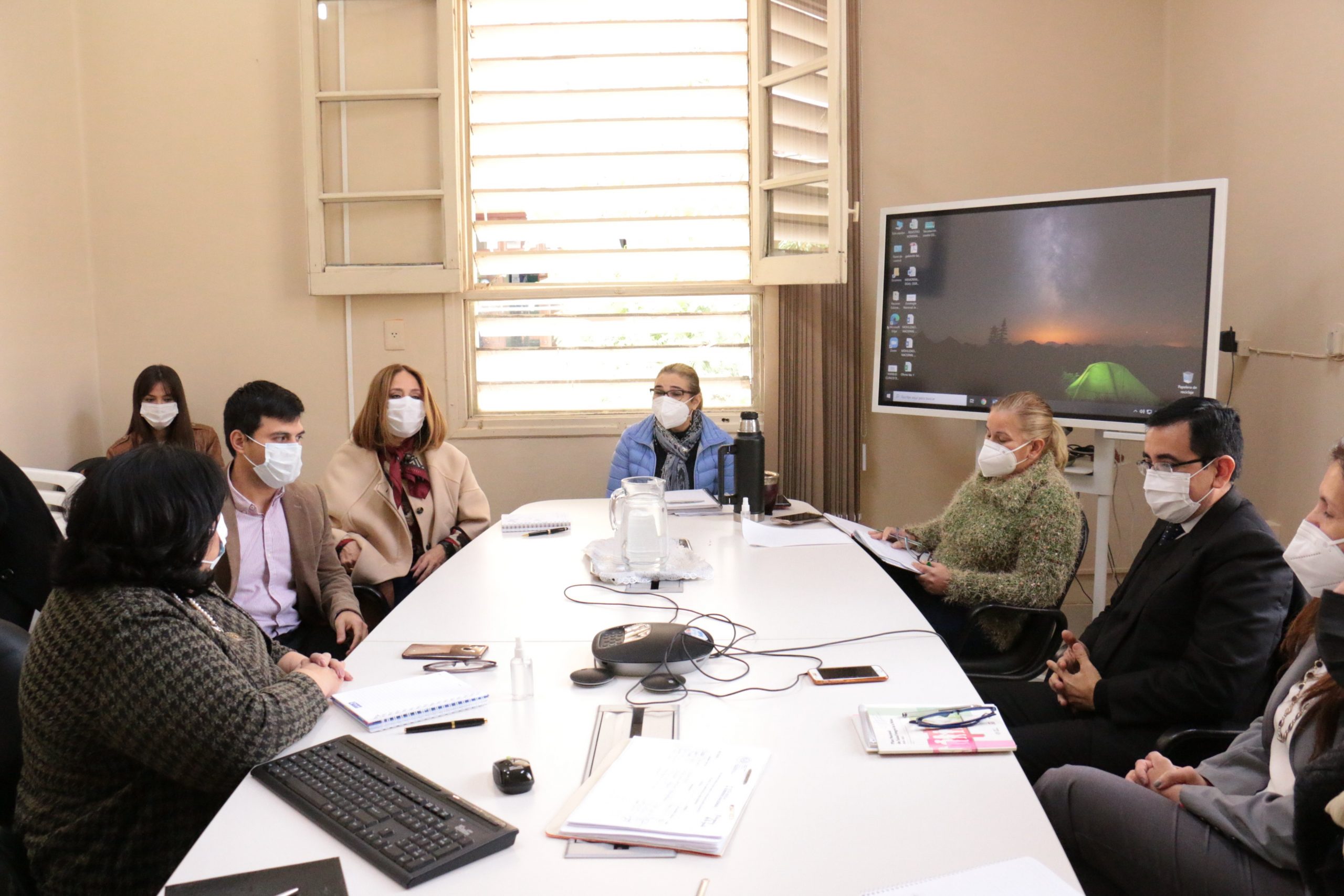 La reunión se llevó a cabo en el Ministerio de Salud. Foto: Gentileza.