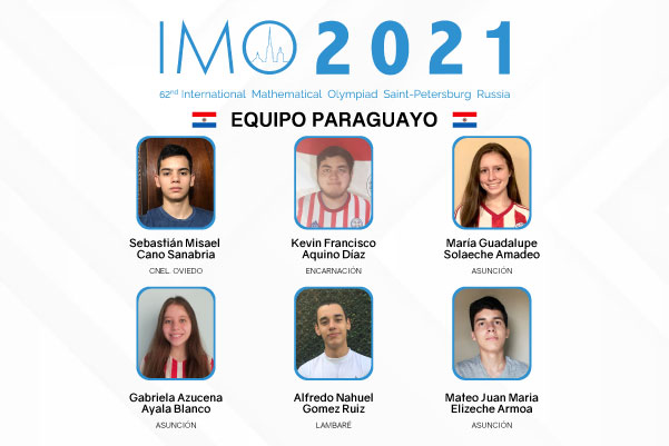 Equipo paraguayo IMO 2021.