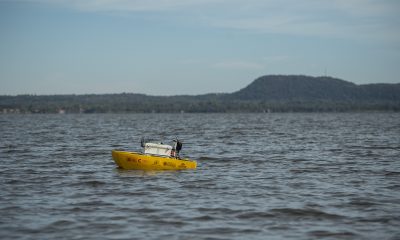 Drones acuáticos de superficie para monitoreo de la contaminación del lago Ypacaraí. Gentileza.